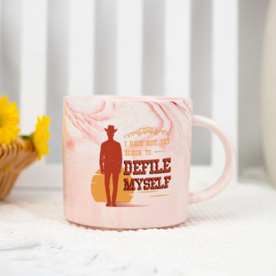 Discover western, western bear, doc holiday Marble Mugs