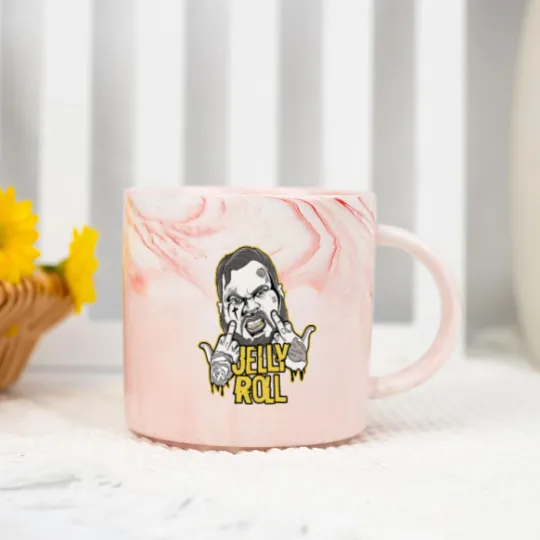 Discover Jelly Roll Marble Mugs, Jelly Roll Concert Marble Mugs