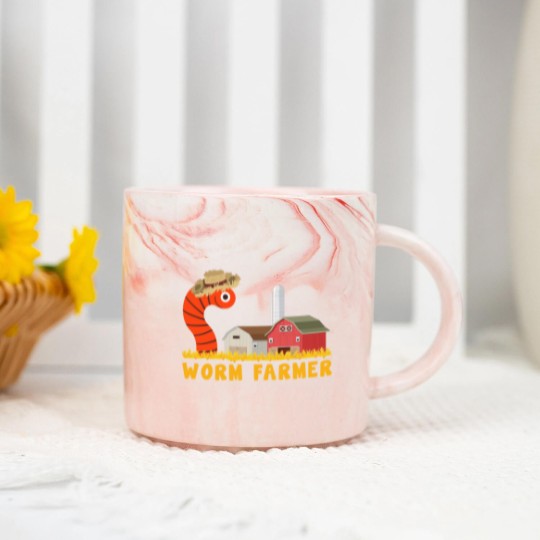 Discover Worm farmer - vermicomposting worm farmer Marble Mugs