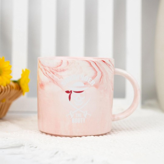 Discover Surrender to Booty Funny Pirate Saber Gift Marble Mugs