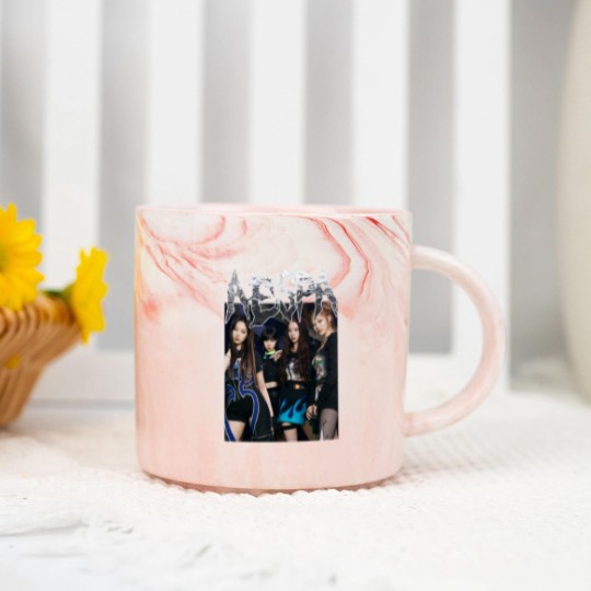 Discover Aespa Vintage Members Marble Mugs