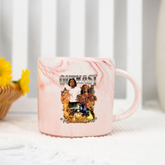 Discover Outkast Ms. Jackson Rap Marble Mugs, Outkast Rap 90s Vintage Retro Classic Graphic Marble Mugs