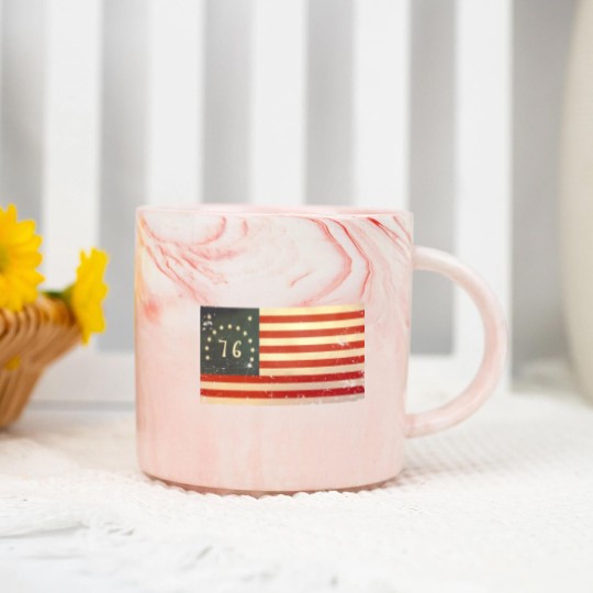 Discover USA Bennington Flag - Vintage - Usa - Marble Mugs