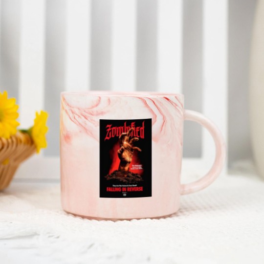 Discover Zombified falling in reverse | Active Marble Mugs