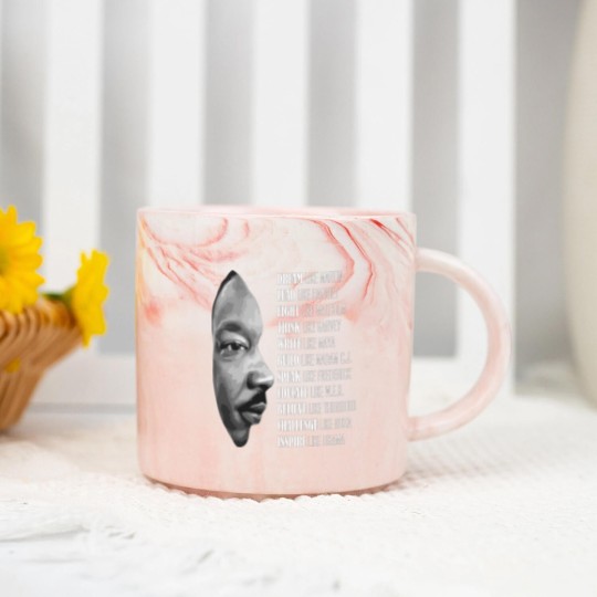 Discover Martine Luther King - MLK Marble Mugs