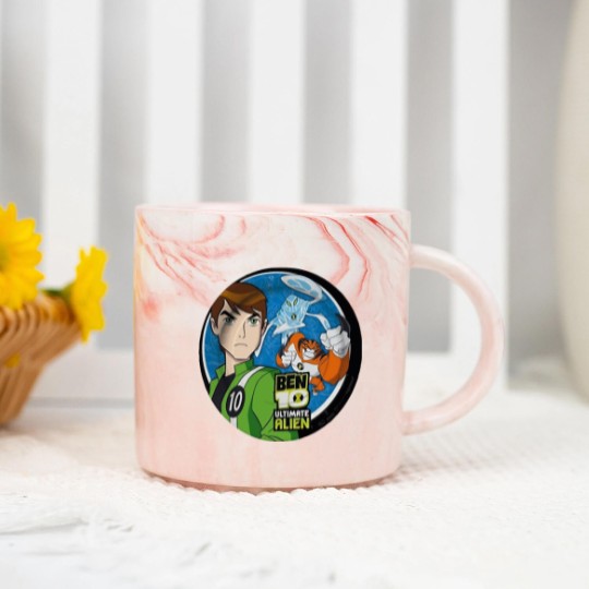 Discover quickly Ben 10 Ultimate Alien trouble Marble Mugs