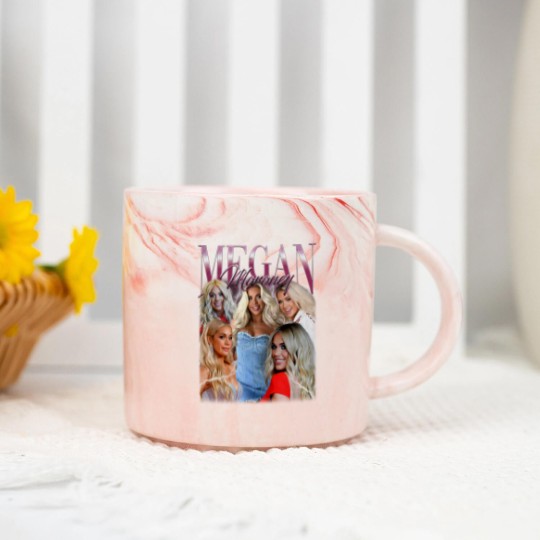 Discover Megan Moroney Vintage 90S Marble Mugs , Country Song Marble Mugs