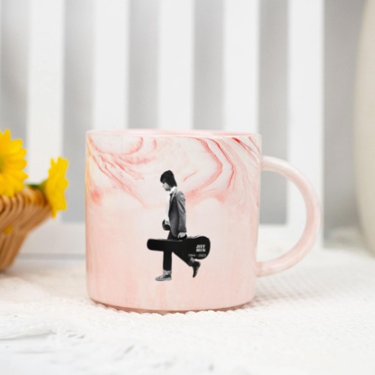 Discover RIP Jeff Beck 1944 - 2023 Marble Mugs