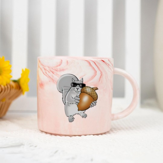 Discover blind squirrel Marble Mugs