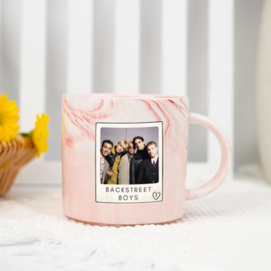 Discover Back Street Boys Polaroid Marble Mugs