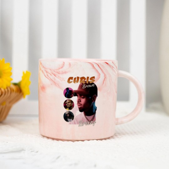 Discover Chris Brown Under The Influence Tour Cotton Marble Mugs