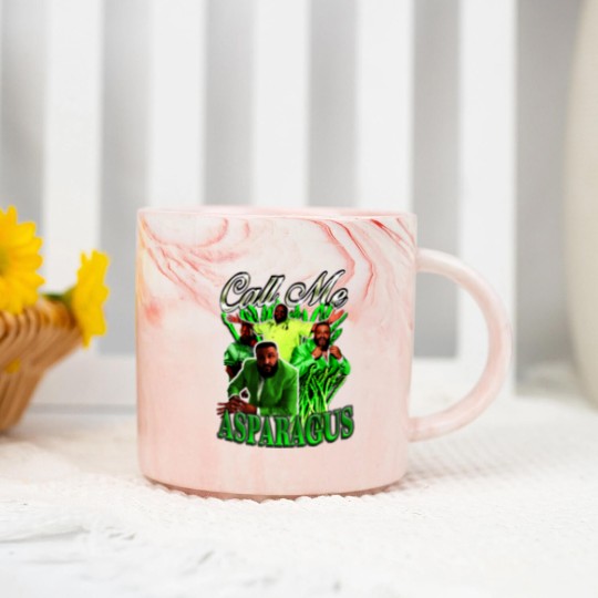 Discover Call Me Asparagus Dj Khaled Marble Mugs
