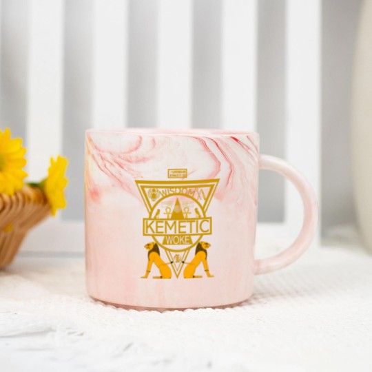 Discover Kemetic Spirituality Ancient Egyptian Art Marble Mugs