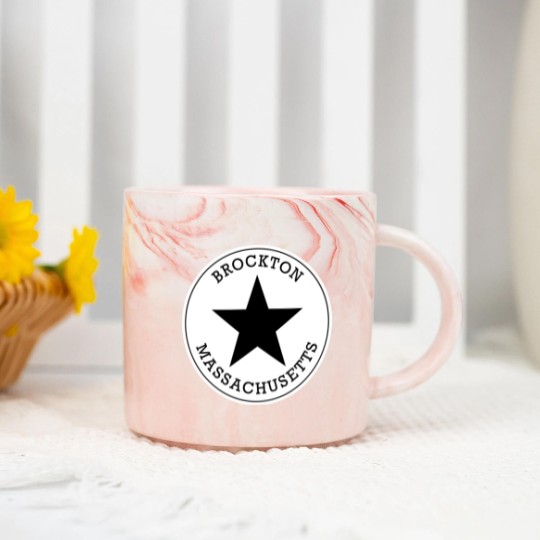 Discover Brockton Massachusetts T Marble Mugs