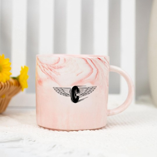 Discover wheel wings Marble Mugs