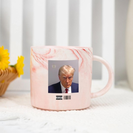 Discover Donald Trump Mugshot Marble Mugs
