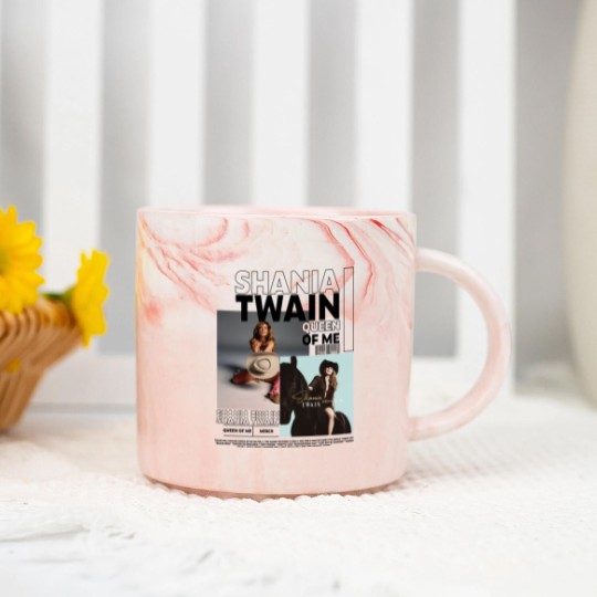 Discover Shania Twain Marble Mugs, Queen Of Me Tour 2023 Marble Mugs, Country Music Singer Marble Mugs