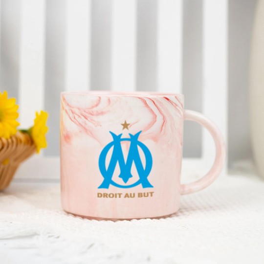 Discover Marble Mugs Olympique Marseille Marble Mugs