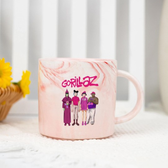 Discover Vintage 90s Gorillaz Marble Mugs