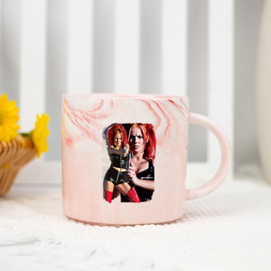Discover Spice Girls - Geri Halliwell White Marble Mugs! 90's