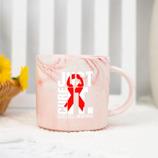 Discover Just Cure It Sickle Cell Awareness Marble Mugs Marble Mugs