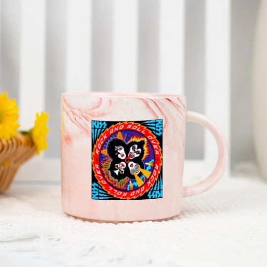 Discover Rock And Roll Over - 70s Rock - Marble Mugs