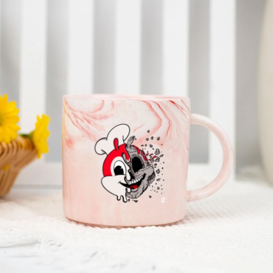 Discover JOLLIBEE ACID POPART REMIX FILIPINO GRAY Marble Mugs