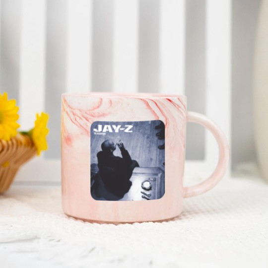 Discover Jay Z Album Cover Graphic Marble Mugs Marble Mugs