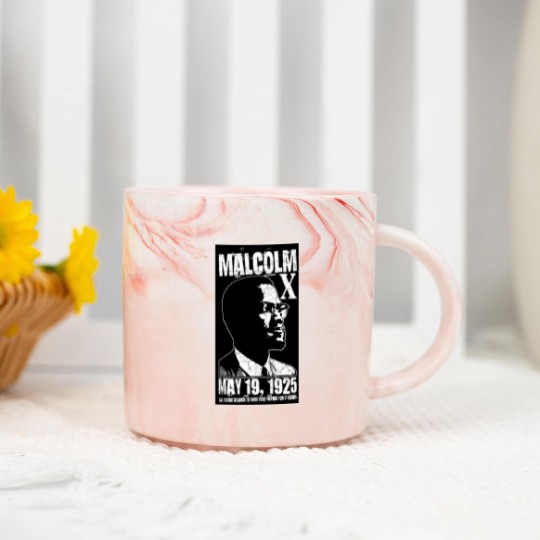 Discover Malcolm X Anniversary Marble Mugs/