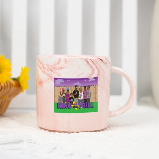 Discover King of the Trill Marble Mugs