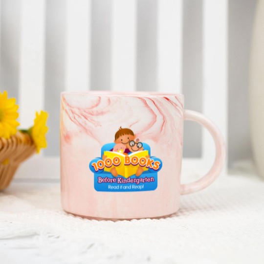Discover 1000 Books Before Kindergarten Marble Mugs