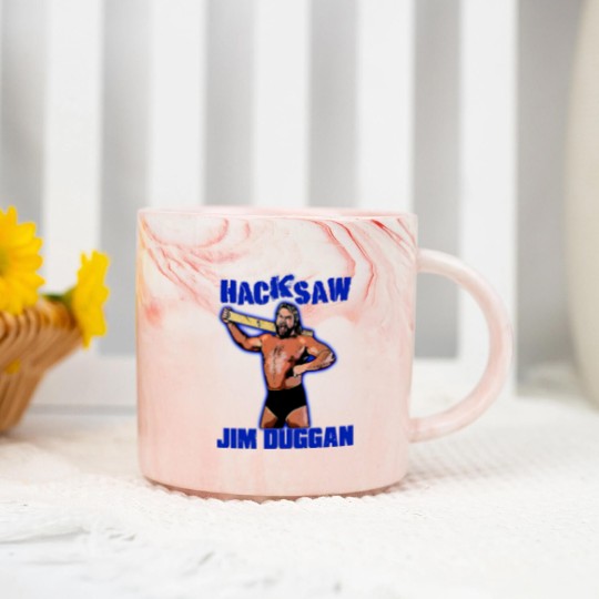 Discover hacksaw jim duggan Marble Mugs  wrestling 80s Marble Mugs