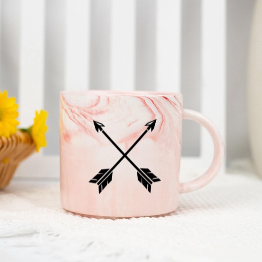 Discover arrows crossed Marble Mugs