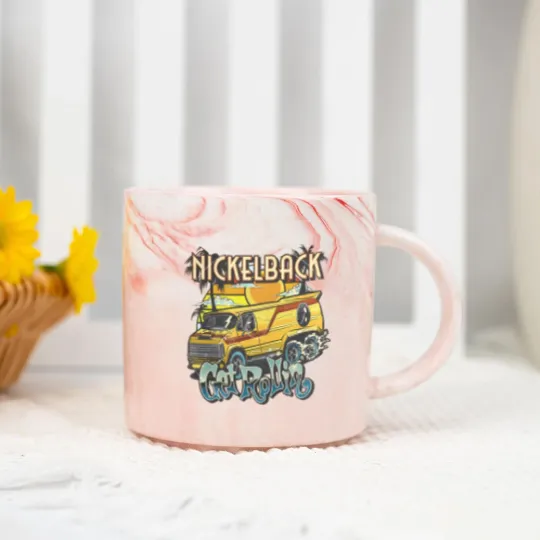 Discover Vintage Nickleback Band Marble Mugs, Nickelback Marble Mugs