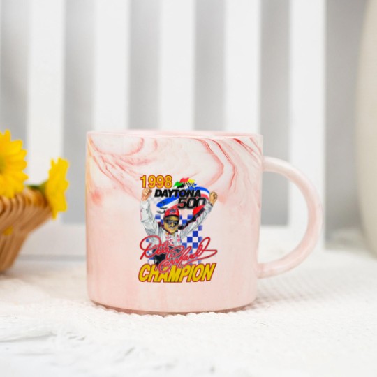 Discover Vintage Dale Earnhardt 1998 Daytona 500 Marble Mugs, Racing Marble Mugs, Goodwin Champions Marble Mugs