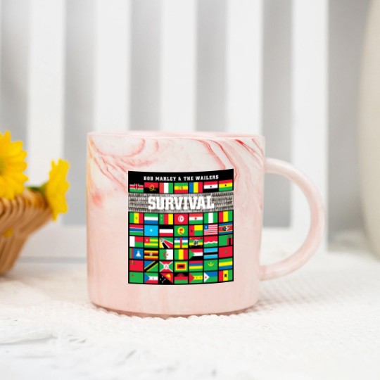Discover Bob Marley Marble Mugs, Reggae Music Band Marble Mugs
