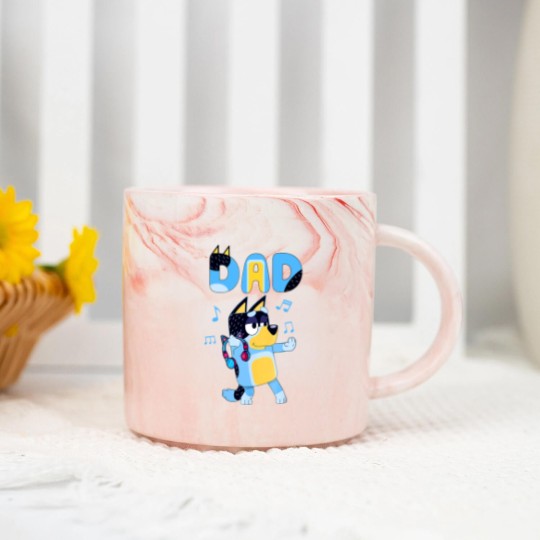 Discover Funny blues Dad Mum Father_s Day Marble Mugs