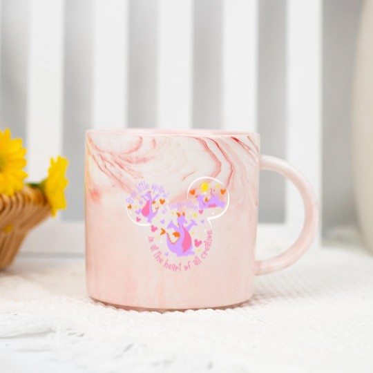 Discover Figment Marble Mugs, One Little Spark Marble Mugs, Purple Dragon Marble Mugs