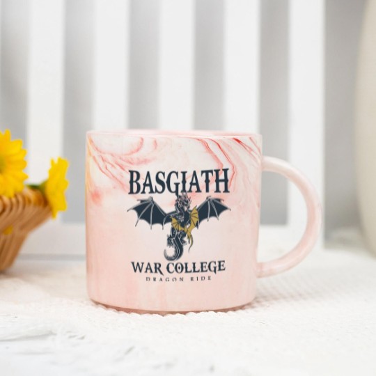 Discover Basgiath War College Marble Mugs, Fourth Wing Marble Mugs