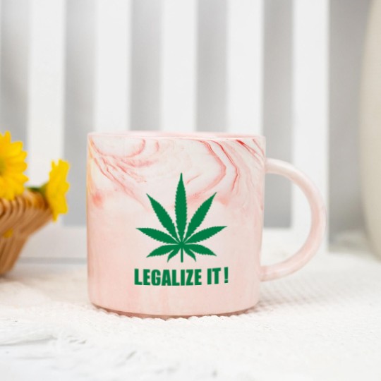 Discover Marijuana Legalize it Marble Mugs