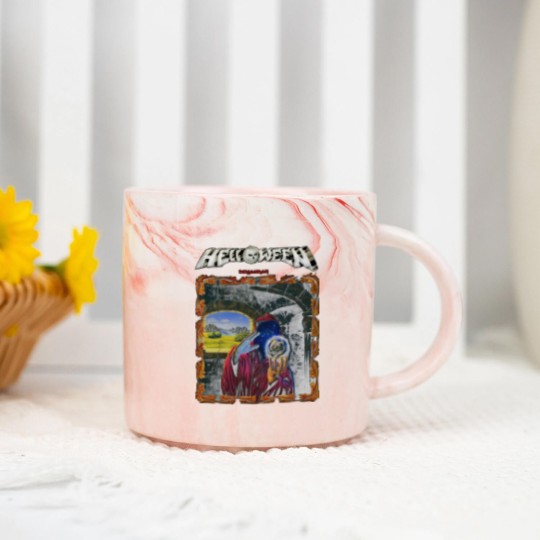 Discover 3 good designs helloween band Marble Mugs