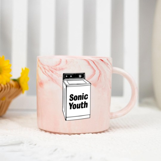 Discover Vintage Sonnic Youth Washing Machine Experimental Marble Mugs