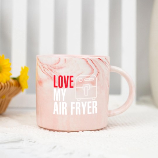 Discover I Love My Air Fryer - Cooking Marble Mugs