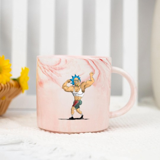 Discover Rick and Rickandmorty Marble Mugs Rick's Gym Marble Mugs Marble Mugs