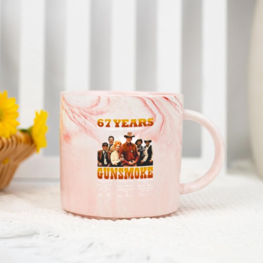 Discover Gunsmoke 68th Anniversary 1955-2023 Signatures Marble Mugs