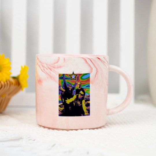 Discover 90s U2 Irish Rock Band Alternative Indie Zooropa Tour 1993 Marble Mugs