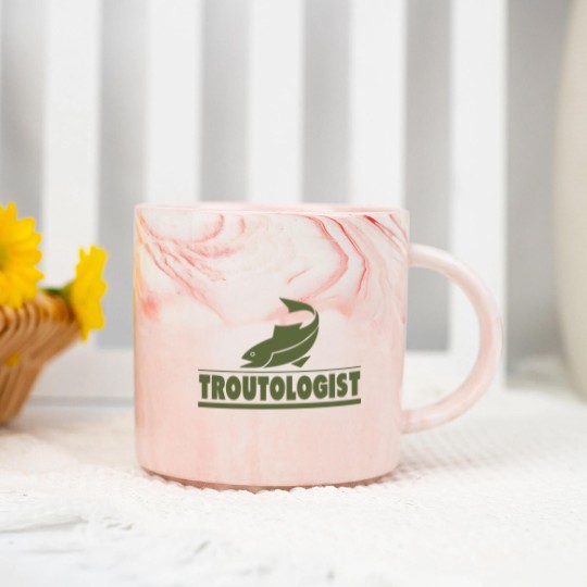 Discover Trout Fishing Marble Mugs