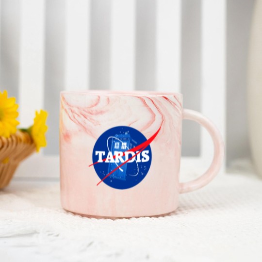 Discover Doctor Who Tardis Marble Mugs