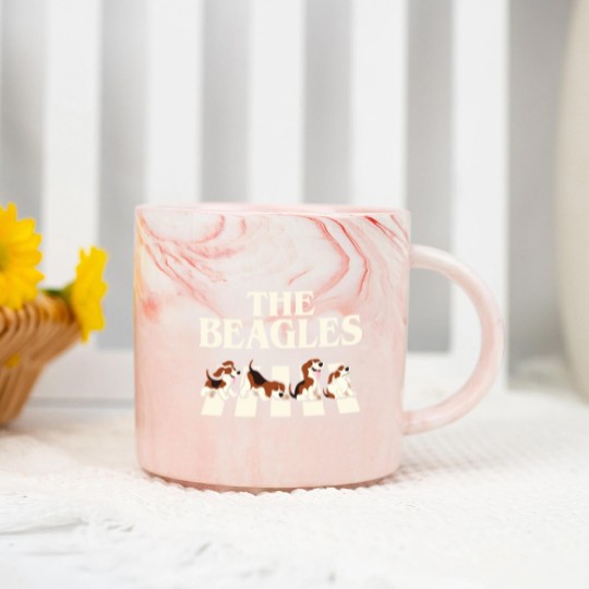 Discover The Beagles Funny Gag - Funny Beagles - Marble Mugs