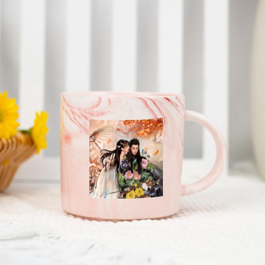 Discover Love Between Fairy and Devil starring Dylan Wang and Yu Shuxin Marble Mugs